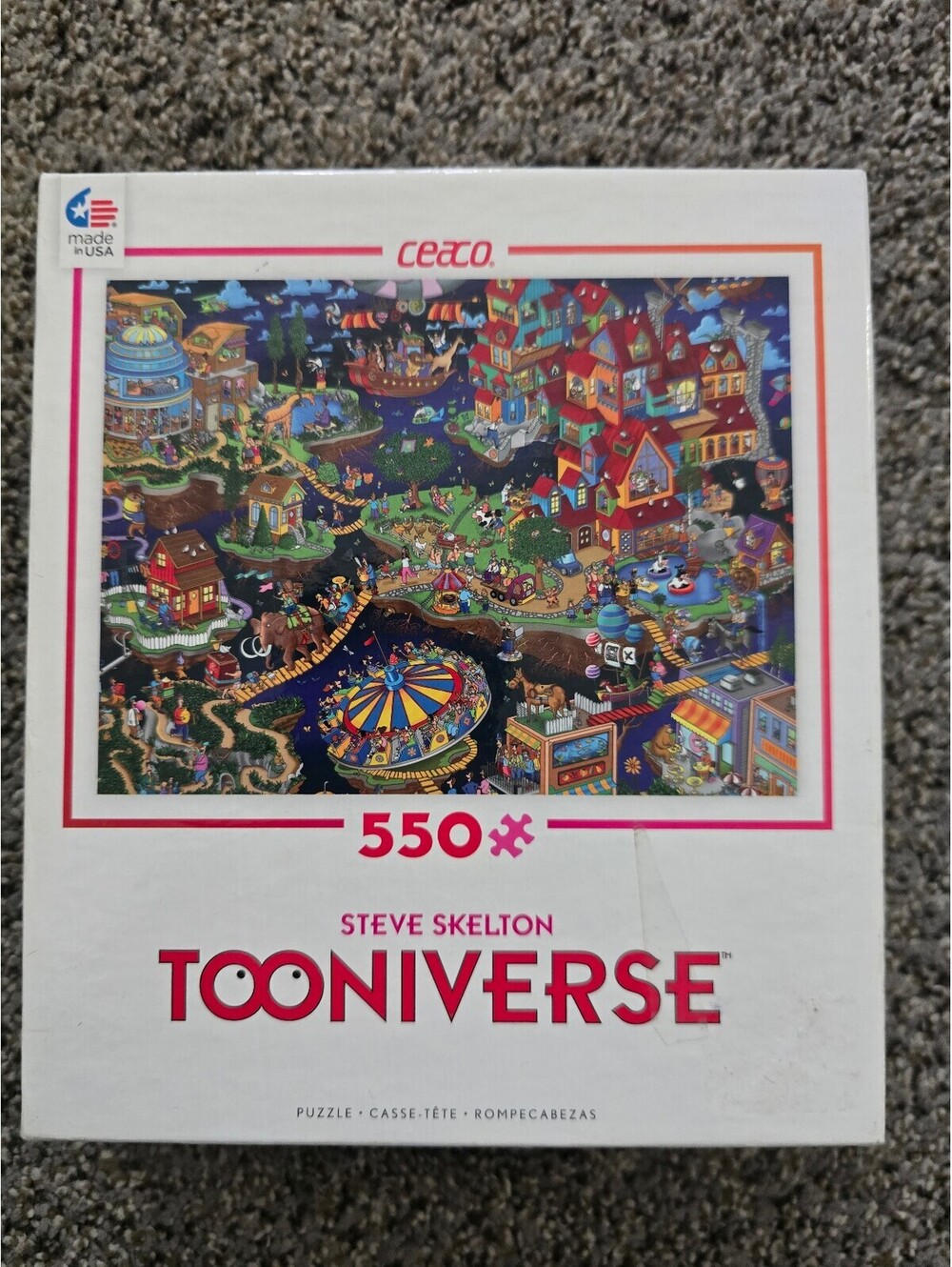 Ceaco Steve Skelton Tooniverse 550 Piece Jigsaw Puzzle